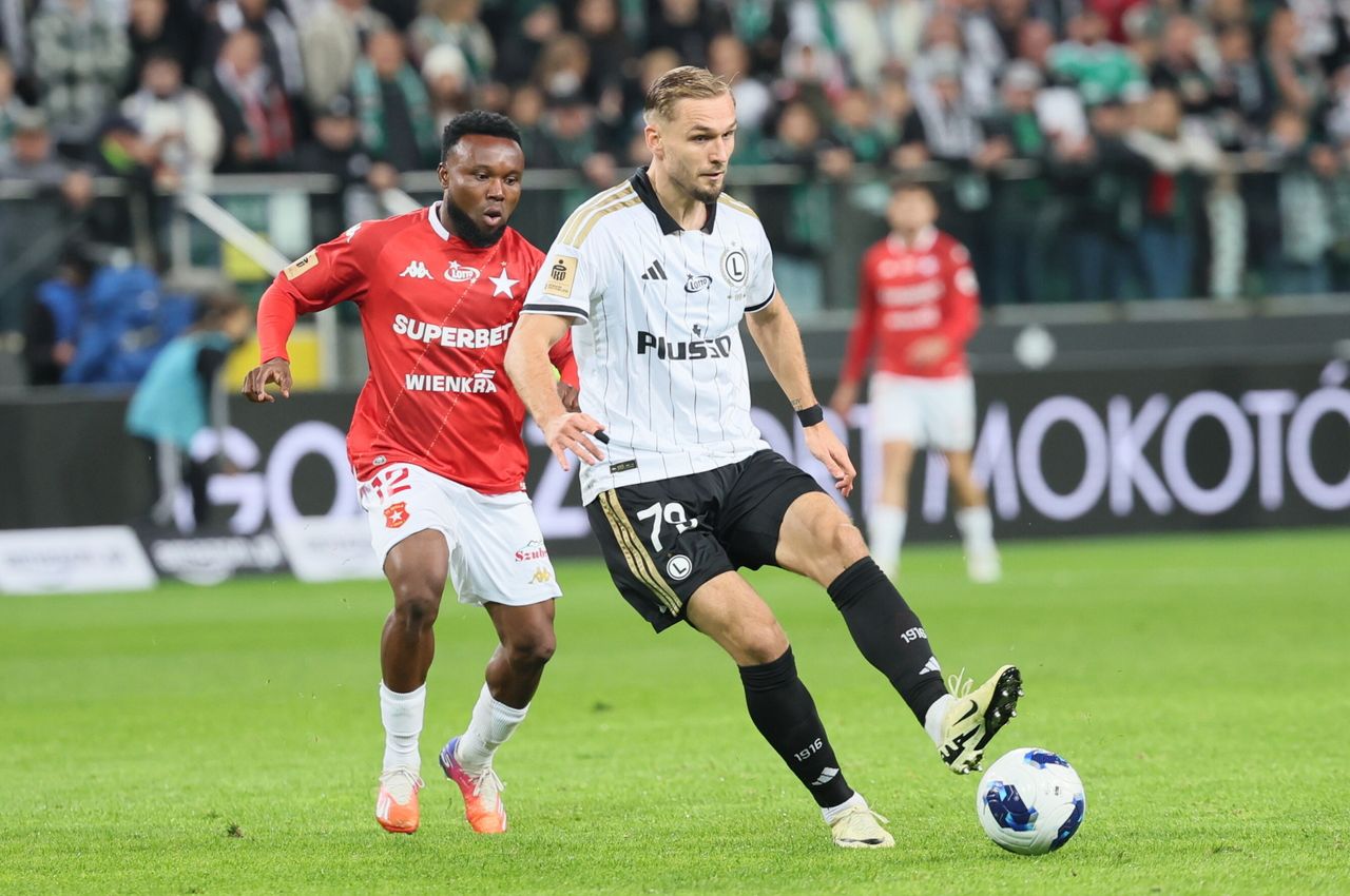 Legia Warszawa lepsza od Wisły Kraków