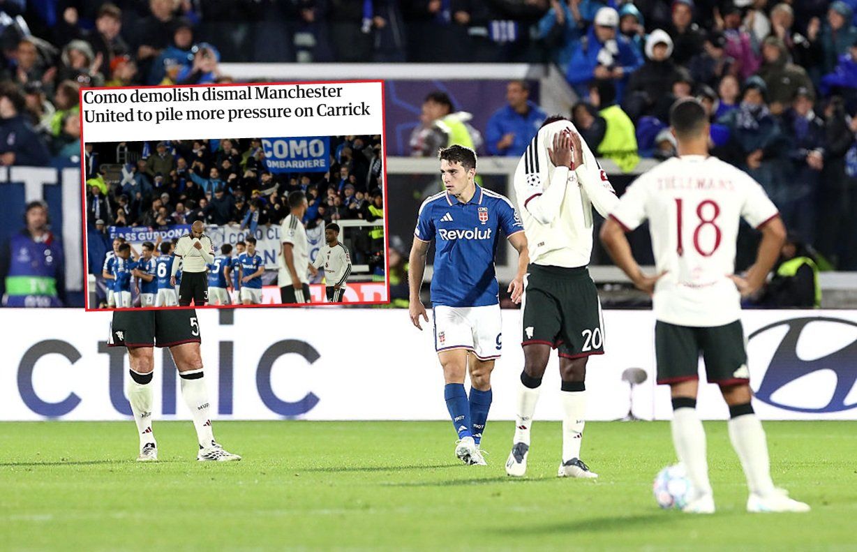 Tak Anglicy określili blamaż United w Lidze Mistrzów