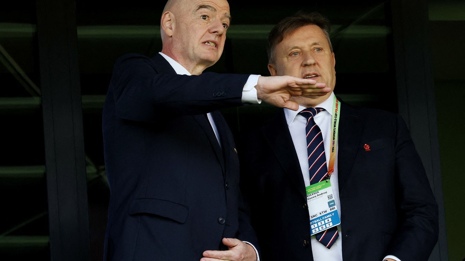 Infantino na meczu w Polsce. Tak potraktował go Kulesza