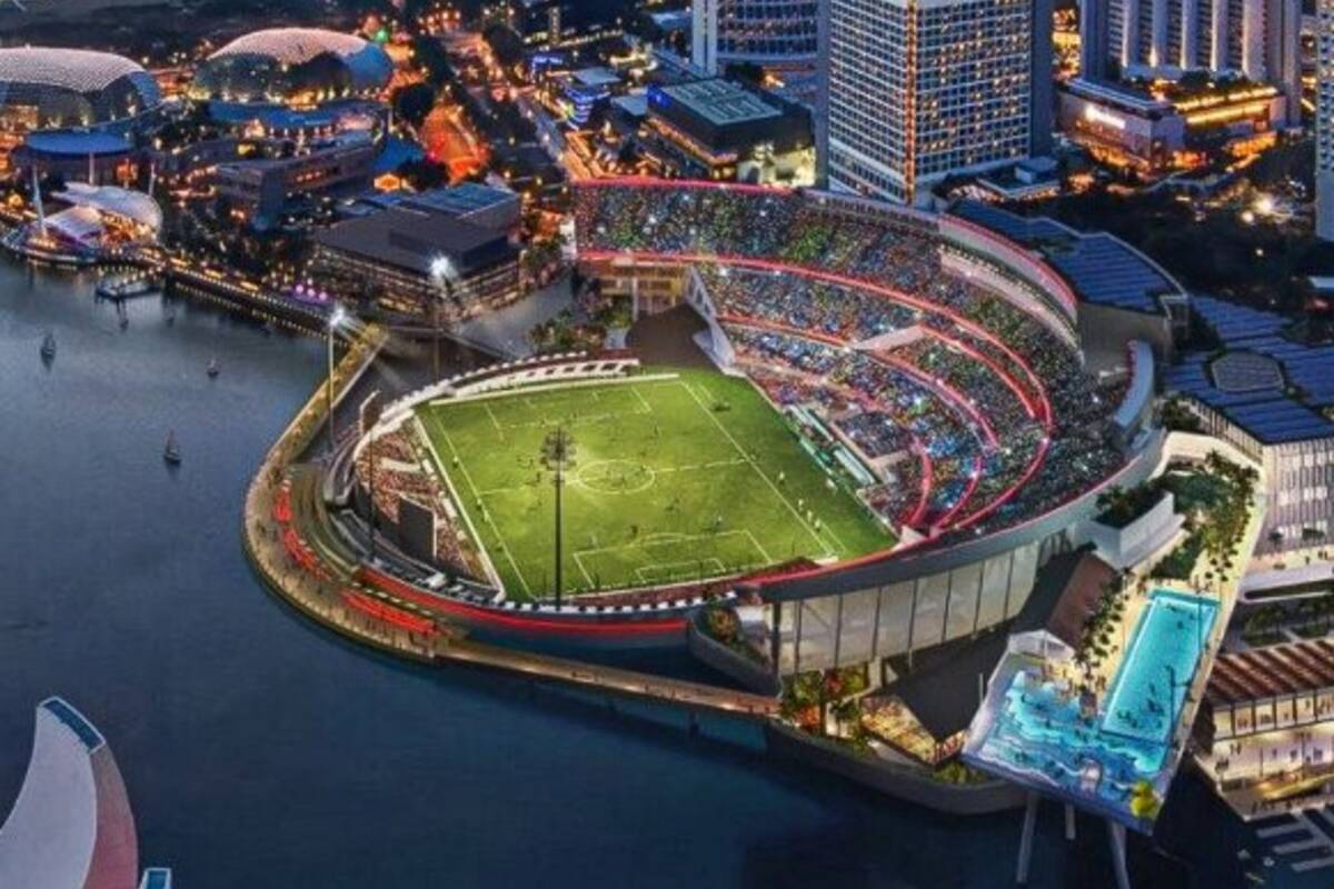 Powstanie stadion nad wodą. Takiego projektu nie było, wydadzą 500 mln dolarów [ZDJĘCIE]