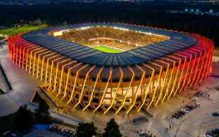 Polska: Chorten Arena zmieni oblicze. Barwy Jagiellonii rozświetlą fasadę