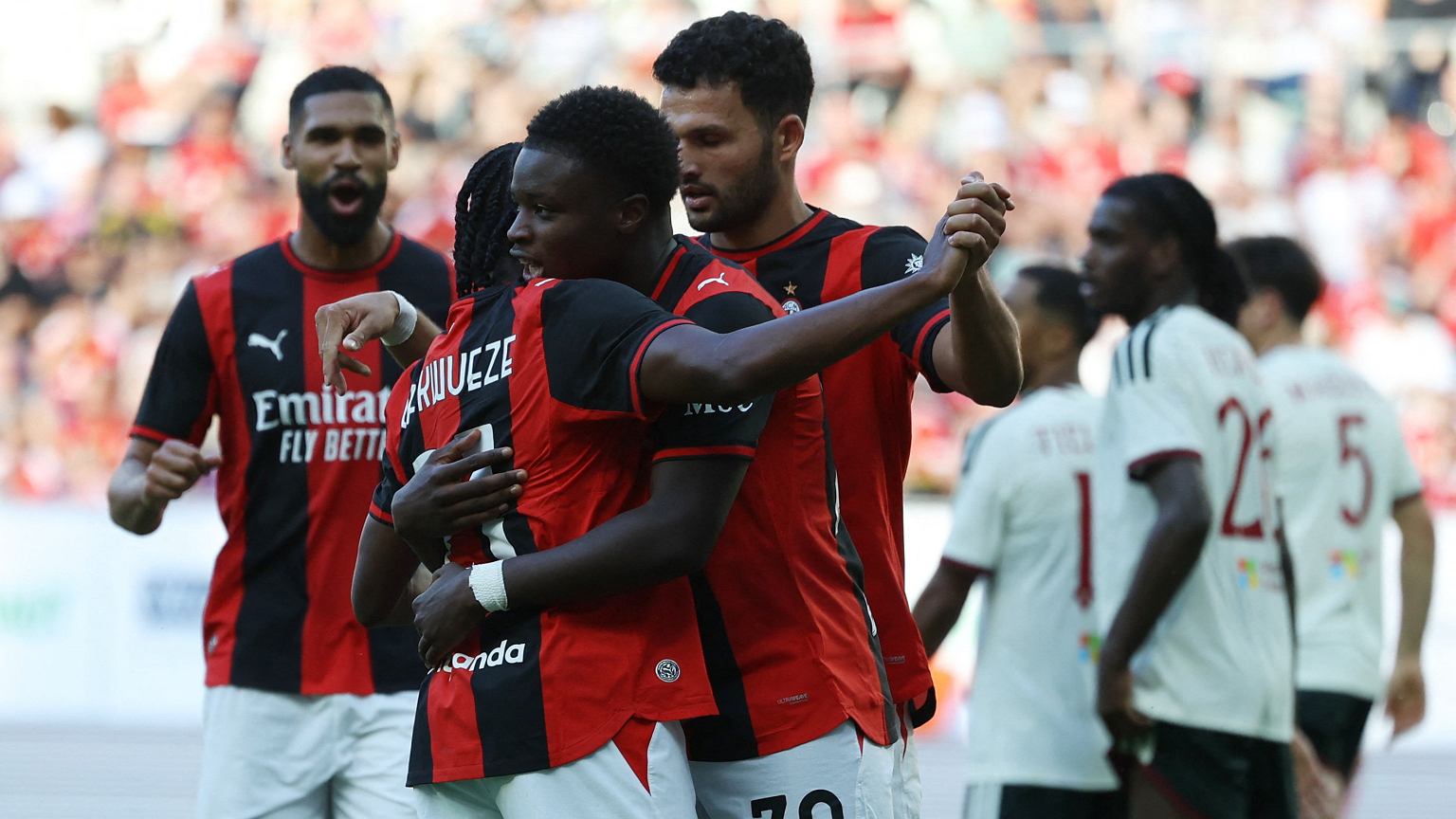 Ależ widowisko we Wrocławiu. Sześć goli w meczu United z Milanem