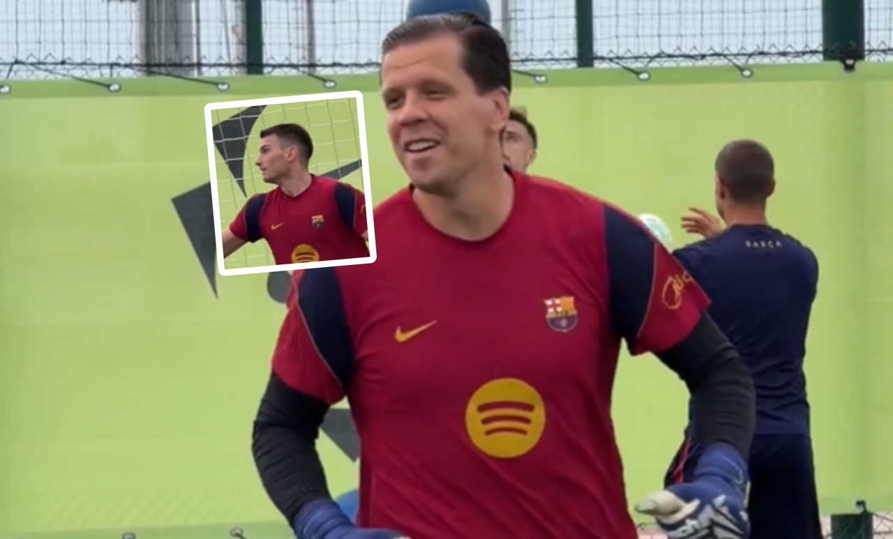 Szczęsny przywitał nowego bramkarza Barcelony. Nagranie to hit