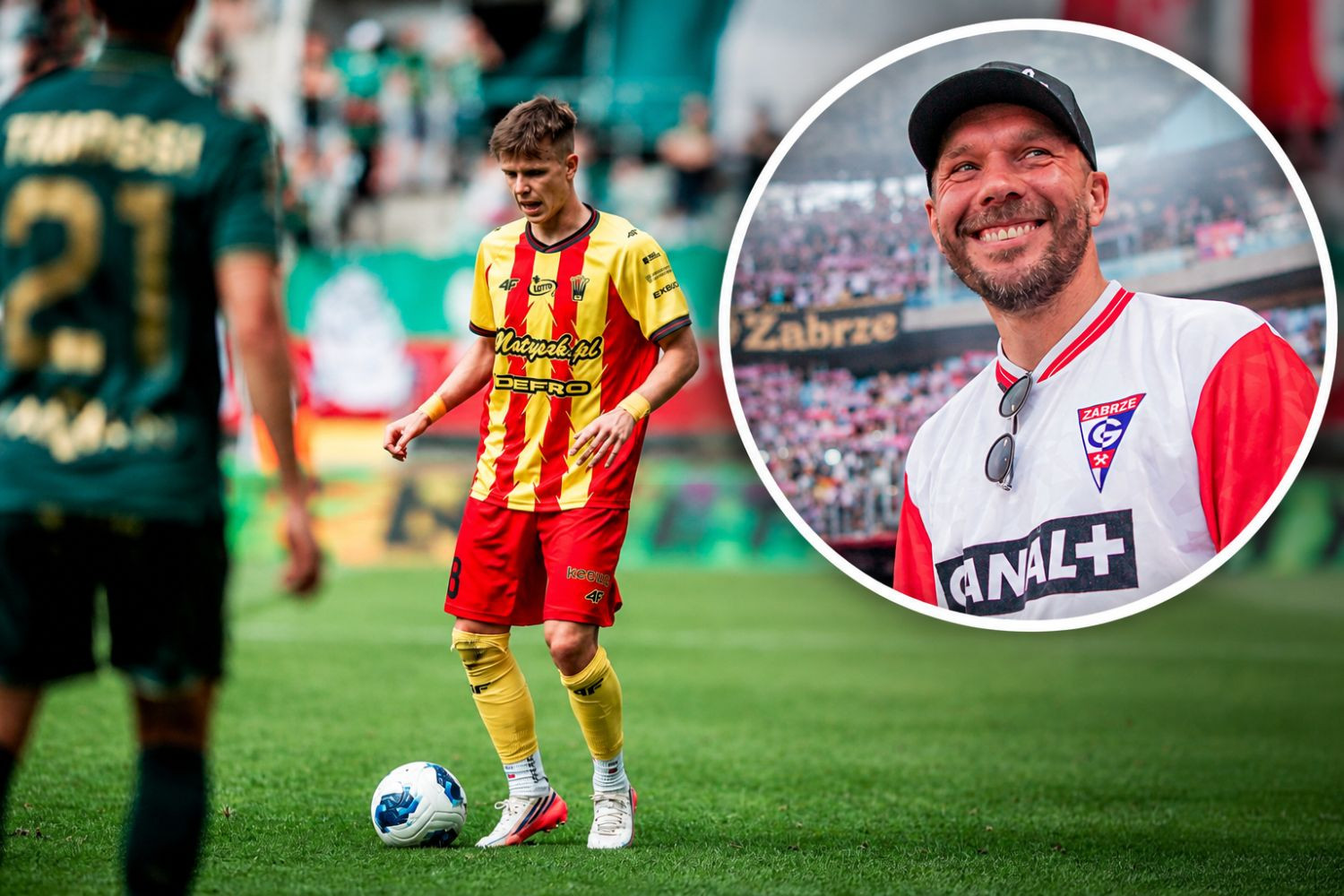 Górnik Zabrze wyśmiał Patrika Hellebranda? Wymowna reakcja Lukasa Podolskiego