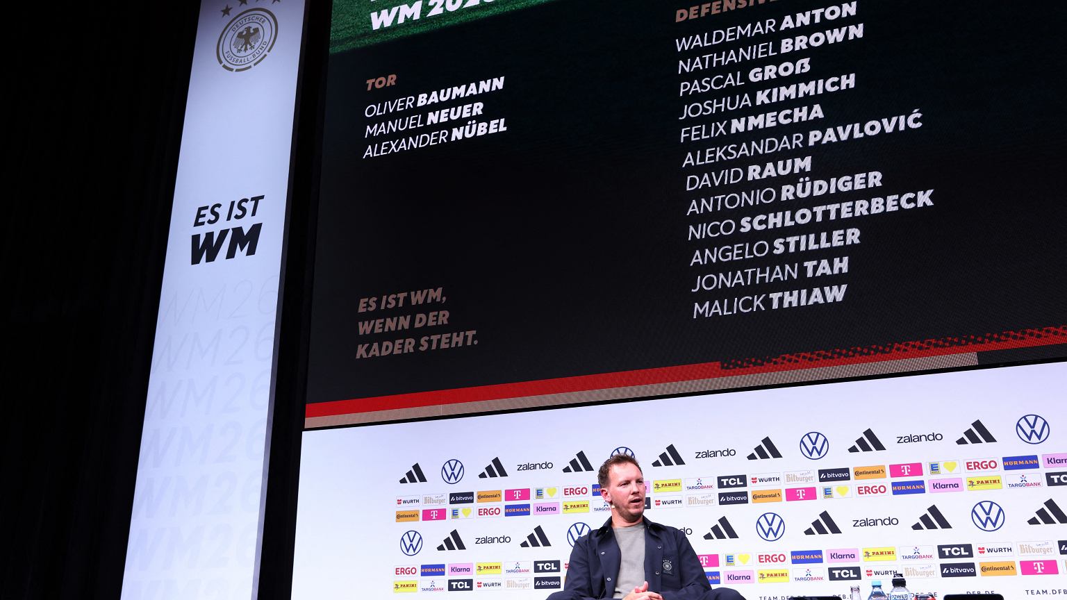 Burza w Niemczech tuż przed mundialem. Wszystko przez decyzję Nagelsmanna