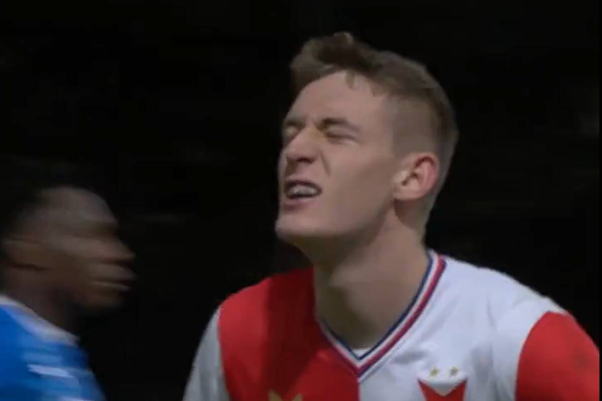 Kolejny gol Nowaka dla Slavii! Zrobił to perfekcyjnie [WIDEO]