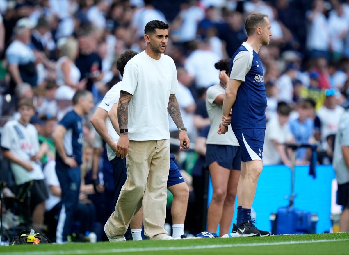 Kapitan Tottenhamu Cristian Romero obecny na decydującym meczu o spadek po fali krytyki kibiców