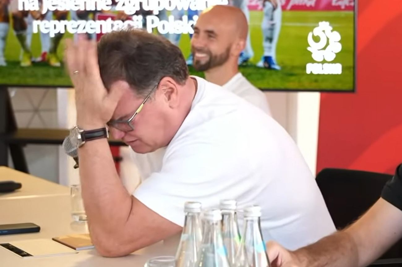 Jedno pytanie do Urbana i zaczął bić się po głowie. 