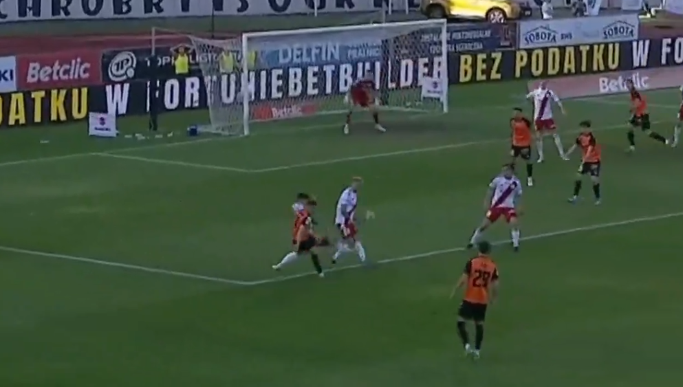 Cudowny gol w półfinale barażów o awans do Ekstraklasy [WIDEO] – PiłkaNożna.pl
