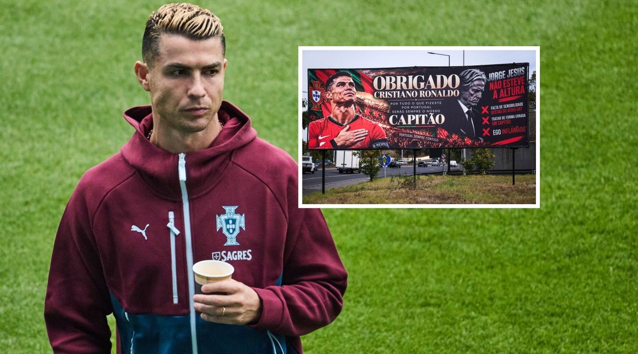 W Lizbonie pojawiły się takie banery o Ronaldo