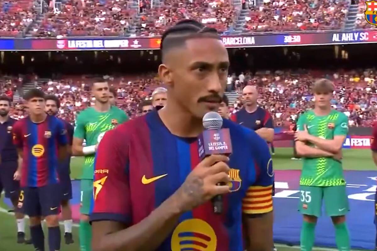 Raphinha wsparł piłkarza Barcelony. 