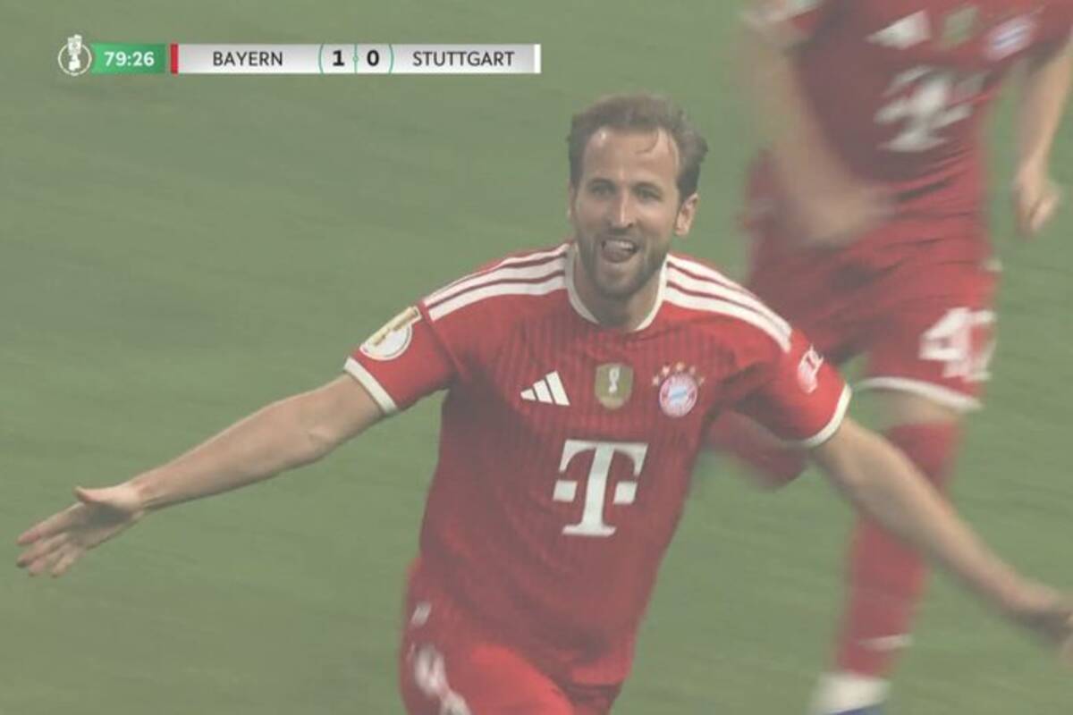 Hat-trick Kane'a w finale! Anglik pozamiatał, Bayern wygrał dublet