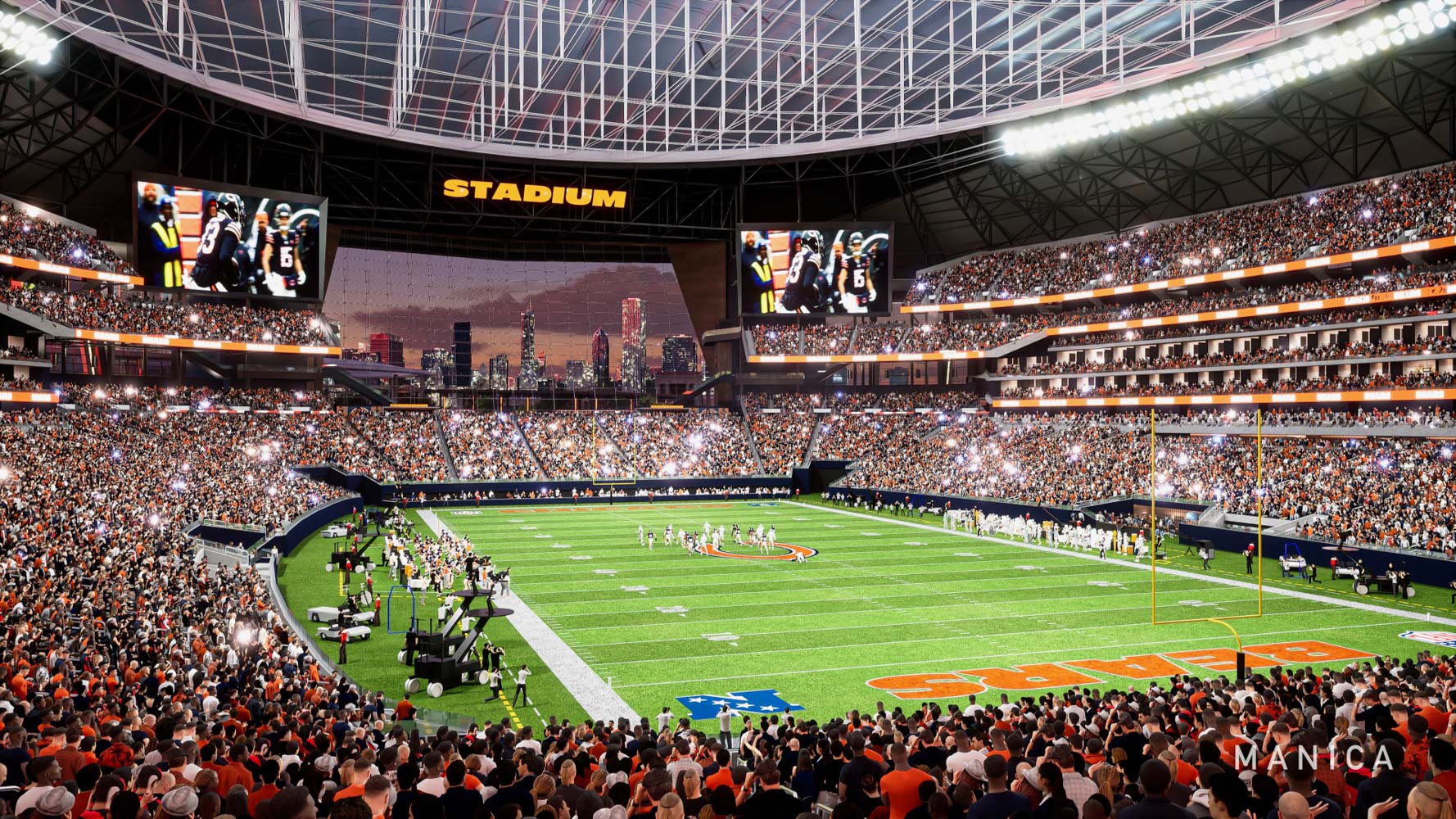 USA: Chicago Bears zdecydowali! Nowy stadion dla drużyny powstanie w stanie Indiana