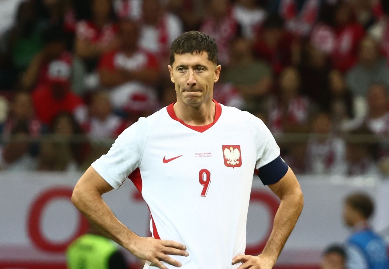 Zwrócił się do Lewandowskiego. 