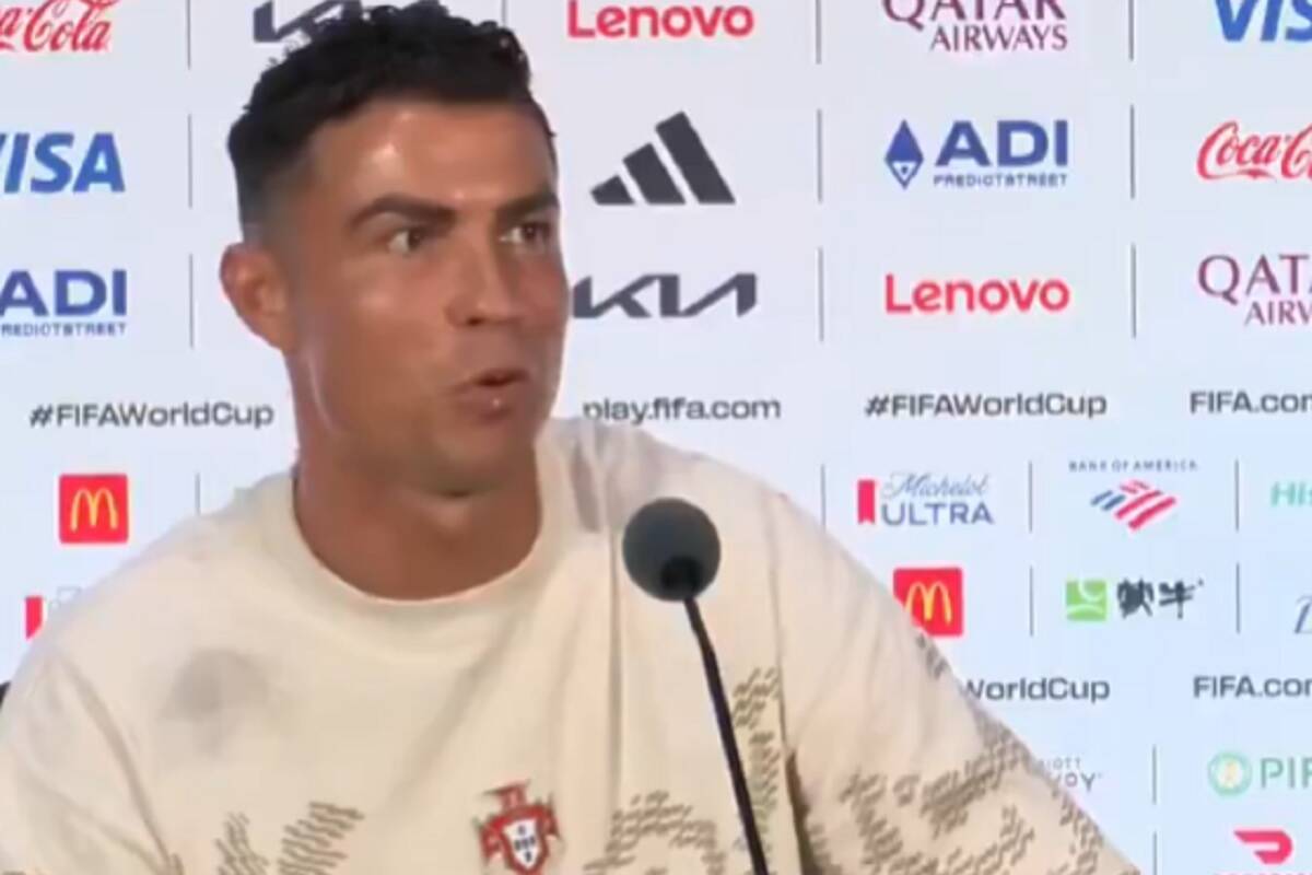 Ronaldo wypalił do dziennikarza. 