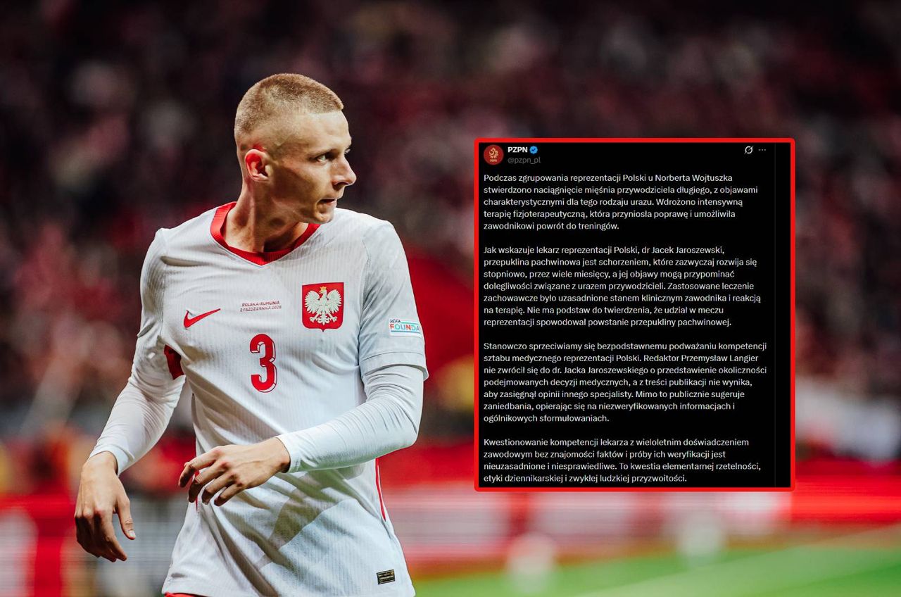 Reprezentant Polski kontuzjowany, klub wściekły. Jest reakcja PZPN-u