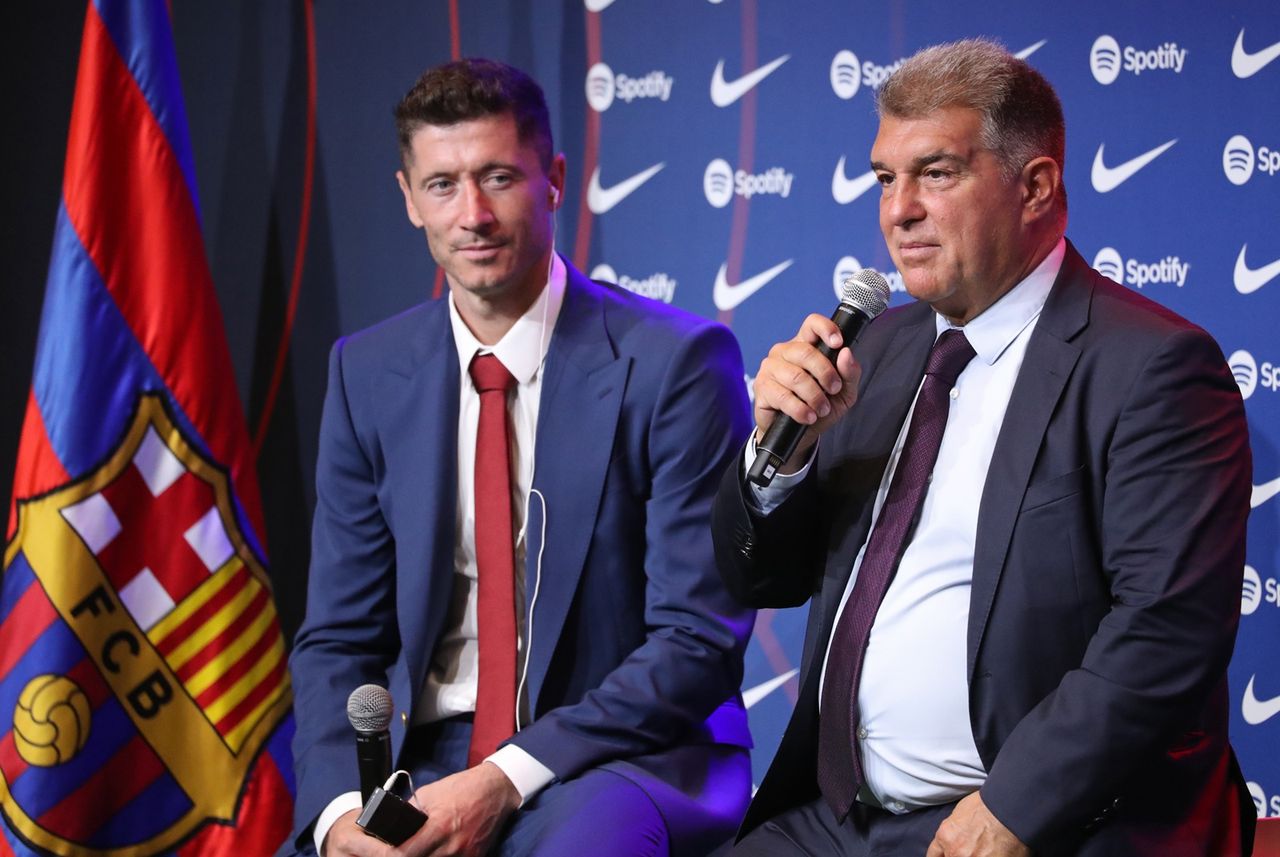 Piękne słowa Laporty o Lewandowskim. 