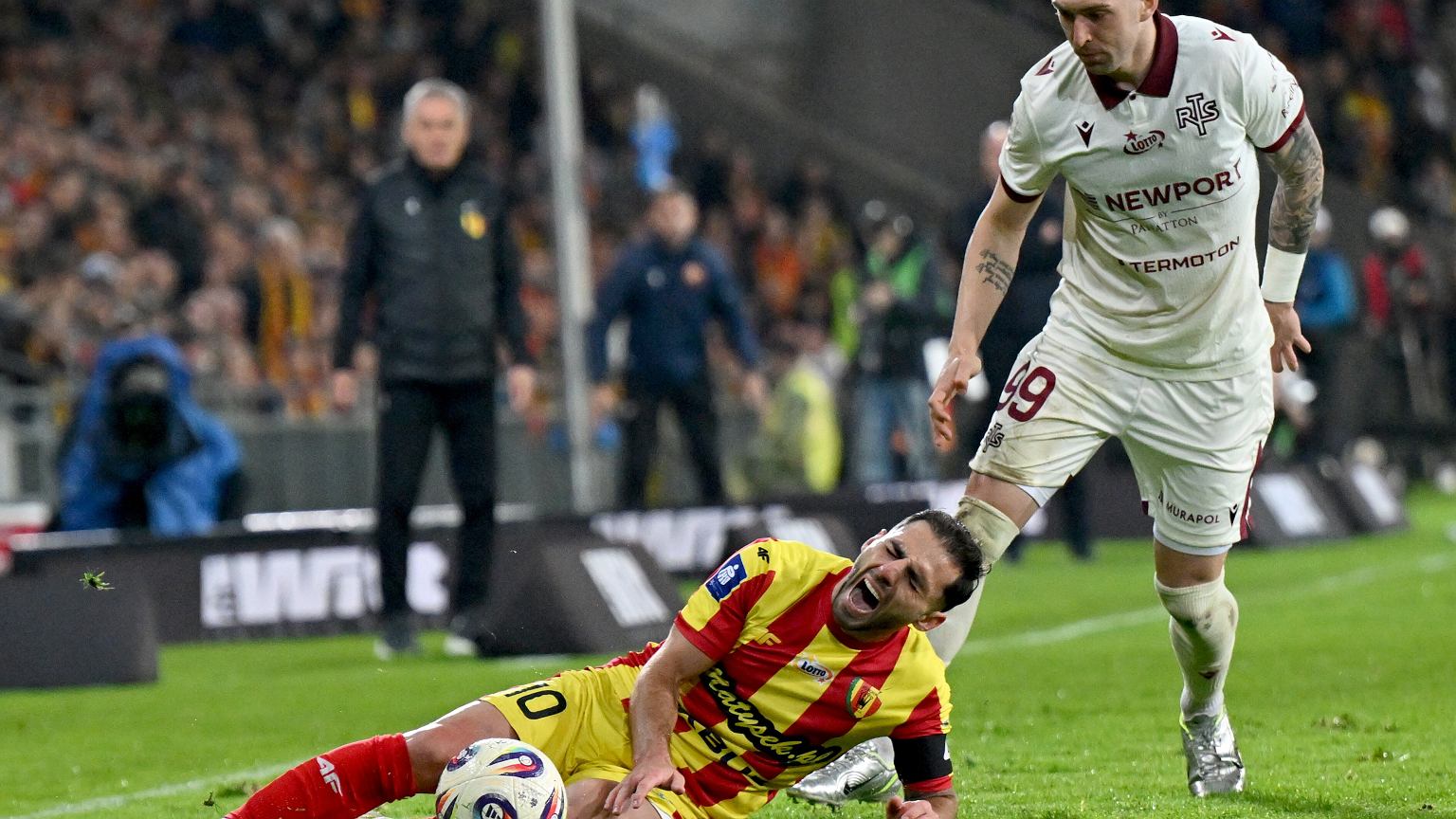 Jest kara dla Bergiera za obsceniczne gesty po meczu Widzewa