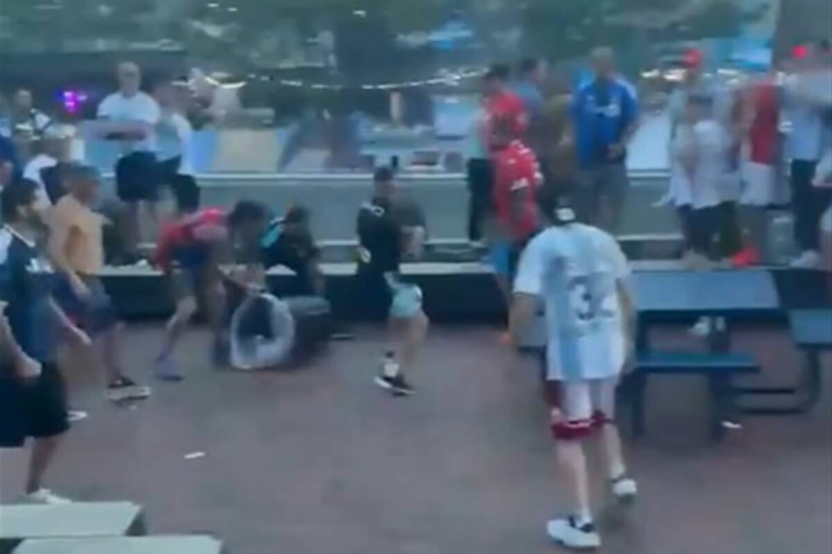 Gigantyczna bójka przed półfinałem mundialu. Szok w Stanach Zjednoczonych [WIDEO]