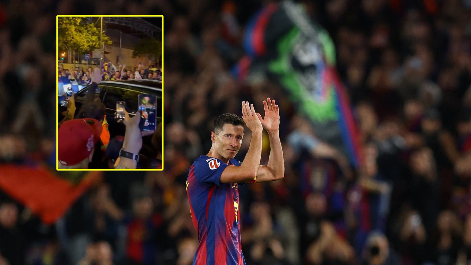 Barcelona pożegnała Lewandowskiego jak króla. Sceny pod Camp Nou mówią wszystko