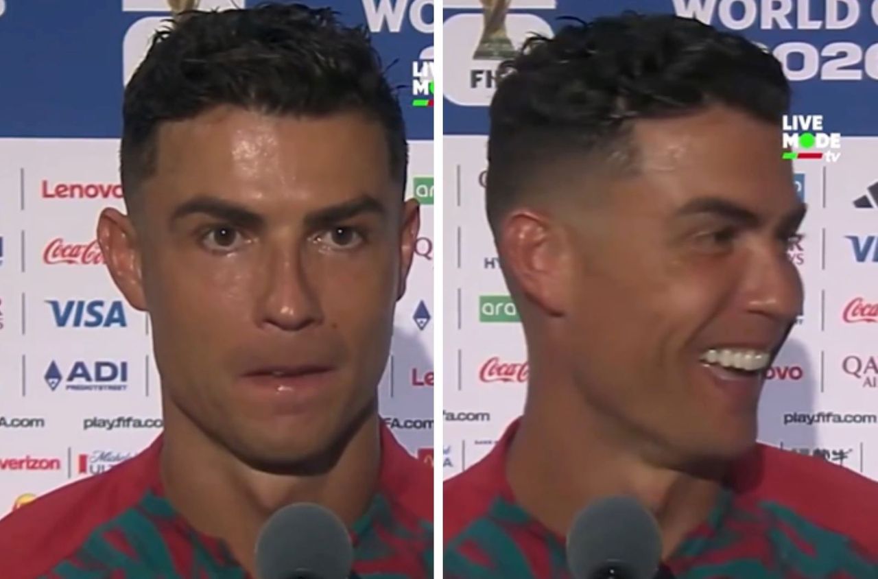 Takiego wywiadu Ronaldo jeszcze nie miał. Poprosili go o... podwyżkę