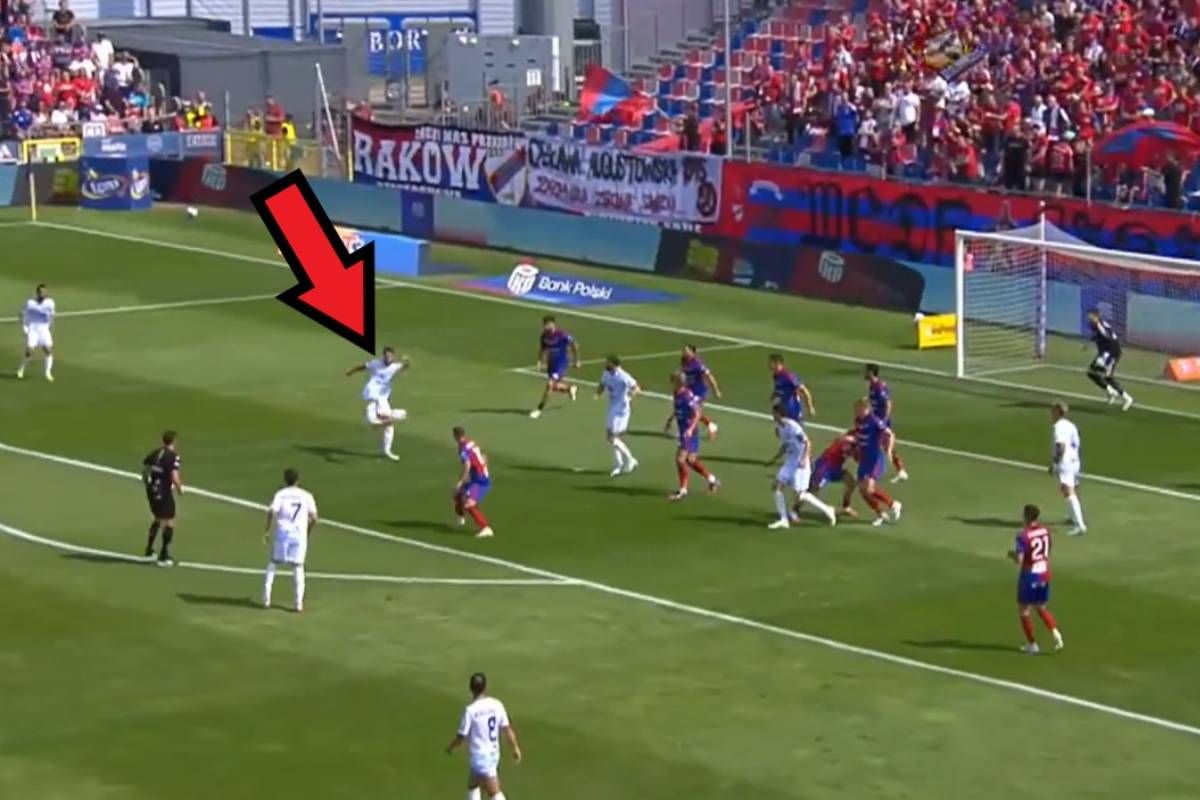 Gol w debiucie piłkarza Wisły Płock. Bramkarz tylko stał i patrzył [WIDEO]