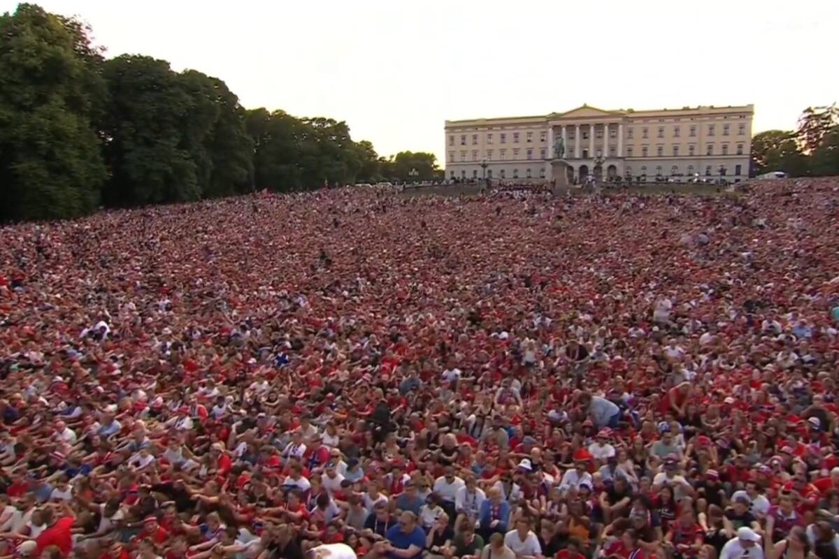 Co za sceny w Norwegii. Tak przywitano bohaterów mundialu [WIDEO]