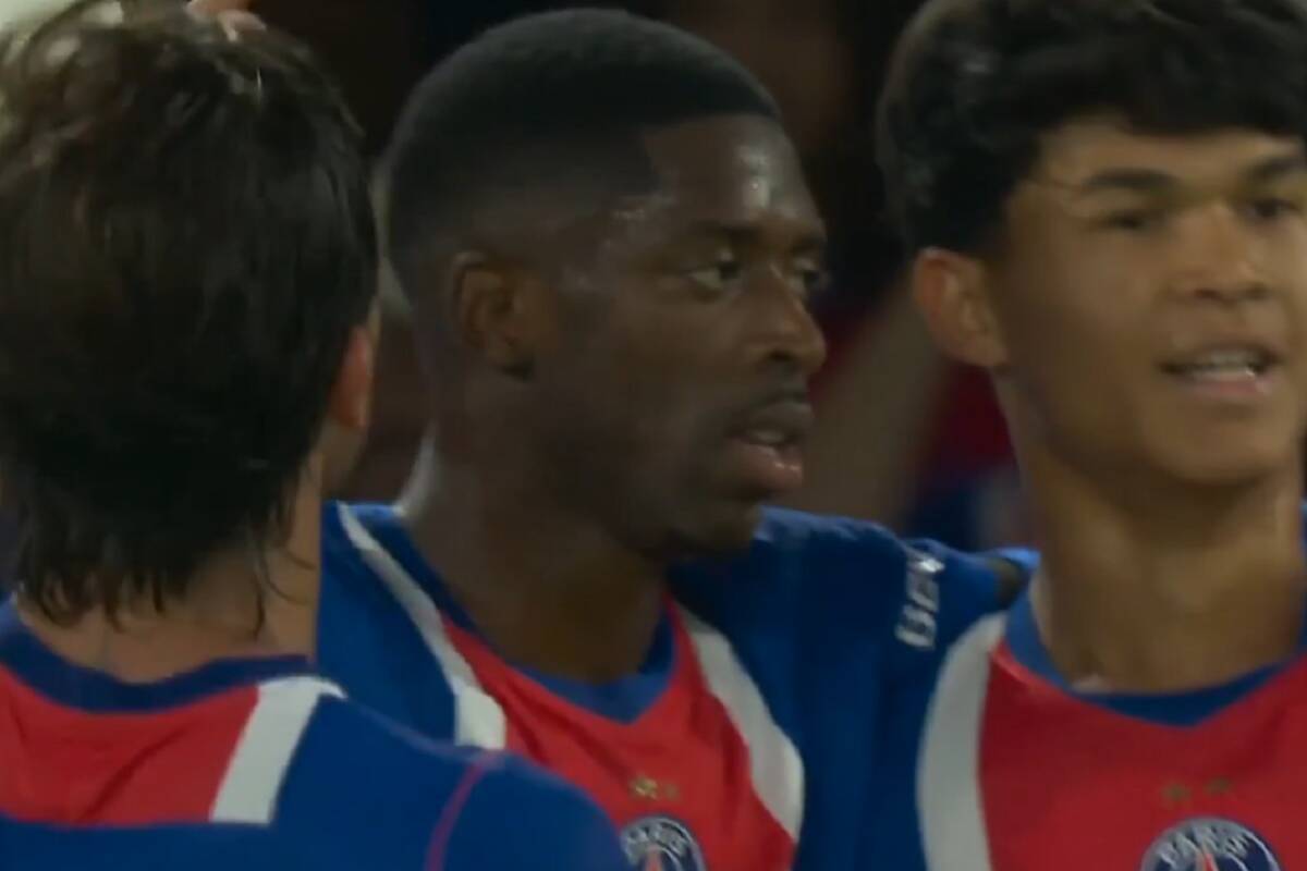 Dublet Dembele, trzy gole Ferrana! Demolka PSG, piękny gol z wolnego Sportingu