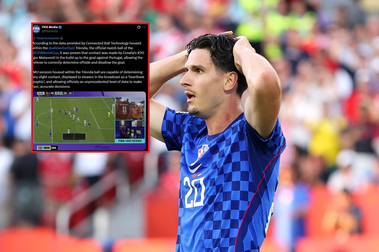 FIFA wydała komunikat ws. gola dla Chorwacji. To zadecydowało