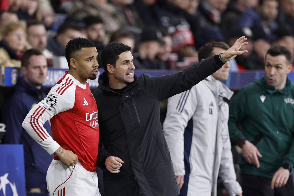 Arteta odpowiedział Jesusowi. 