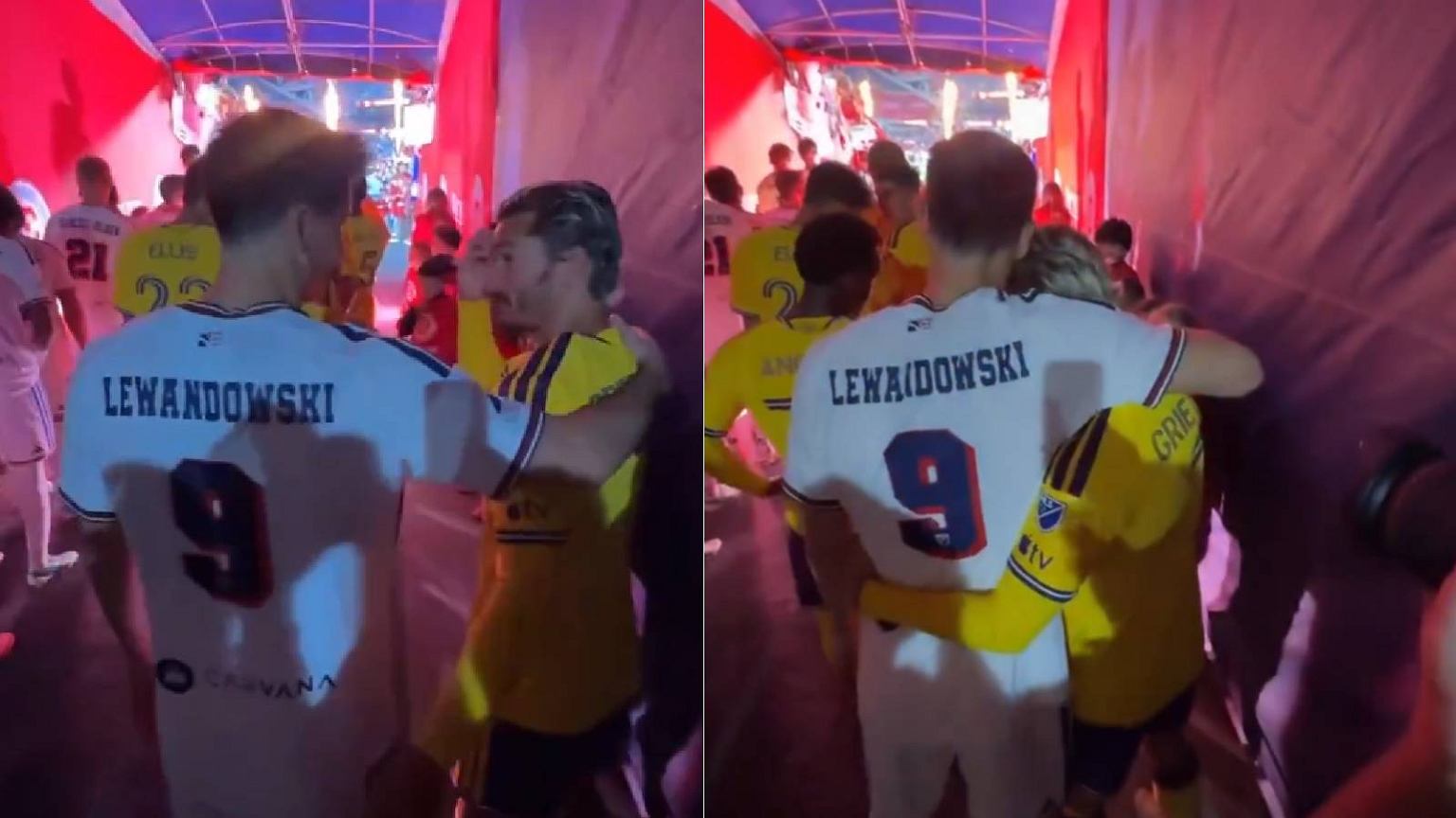 Tak Lewandowski potraktował Griezmanna. Obrazki poszły w świat