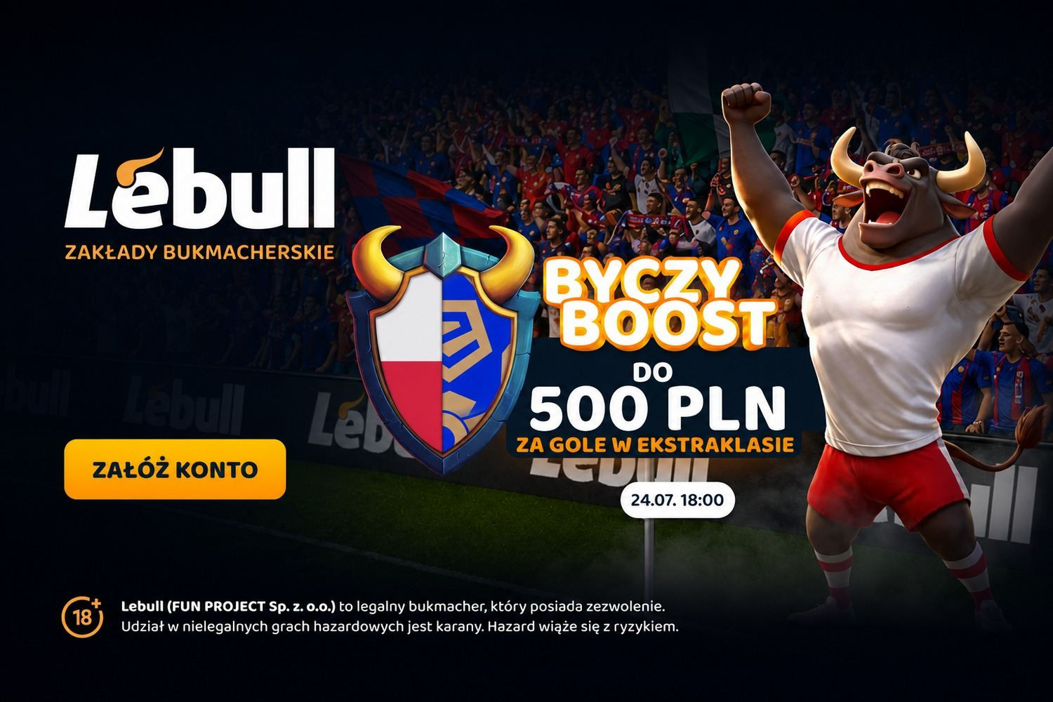Do 500 PLN od Lebull na start Ekstraklasy