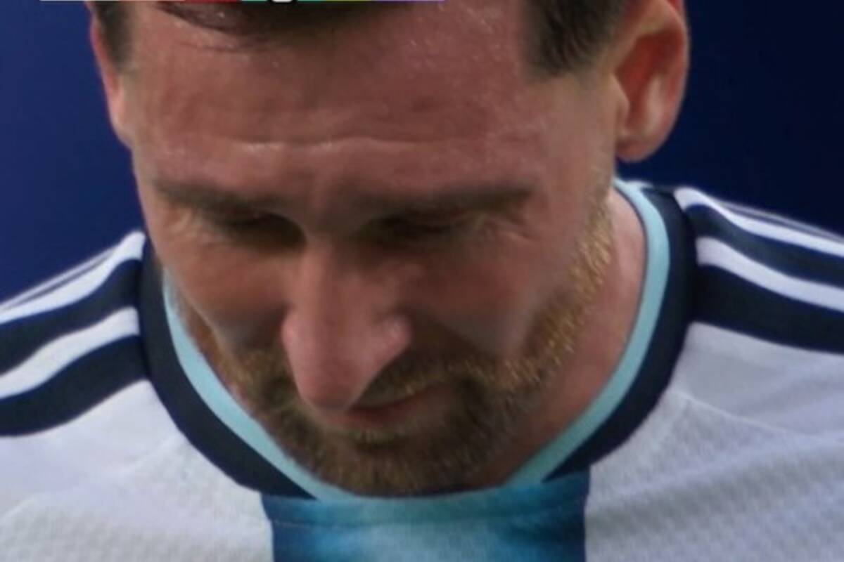 Messi rozpłakał się po golu. 