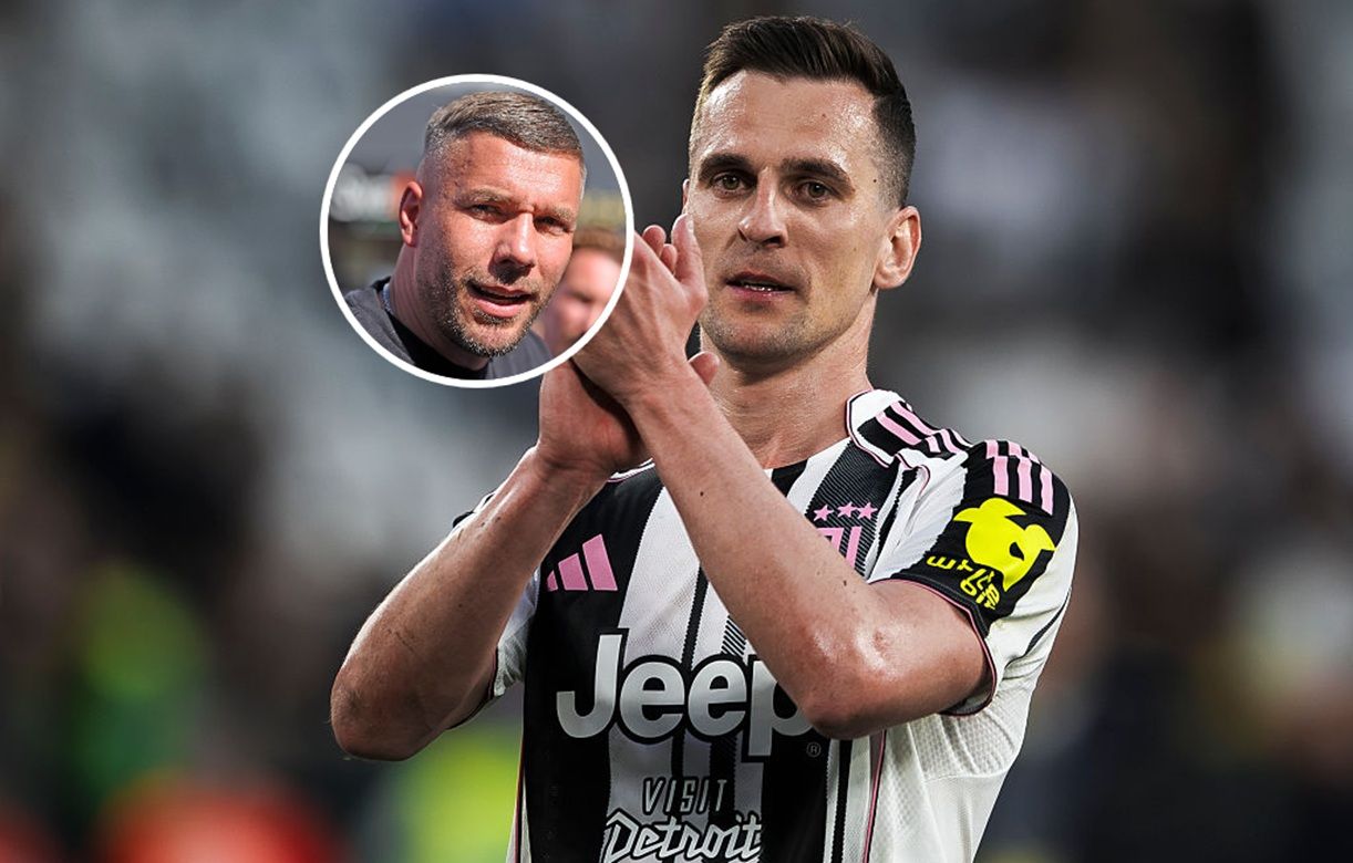 Podolski zapytany o transfer Milika. Wymowna odpowiedź