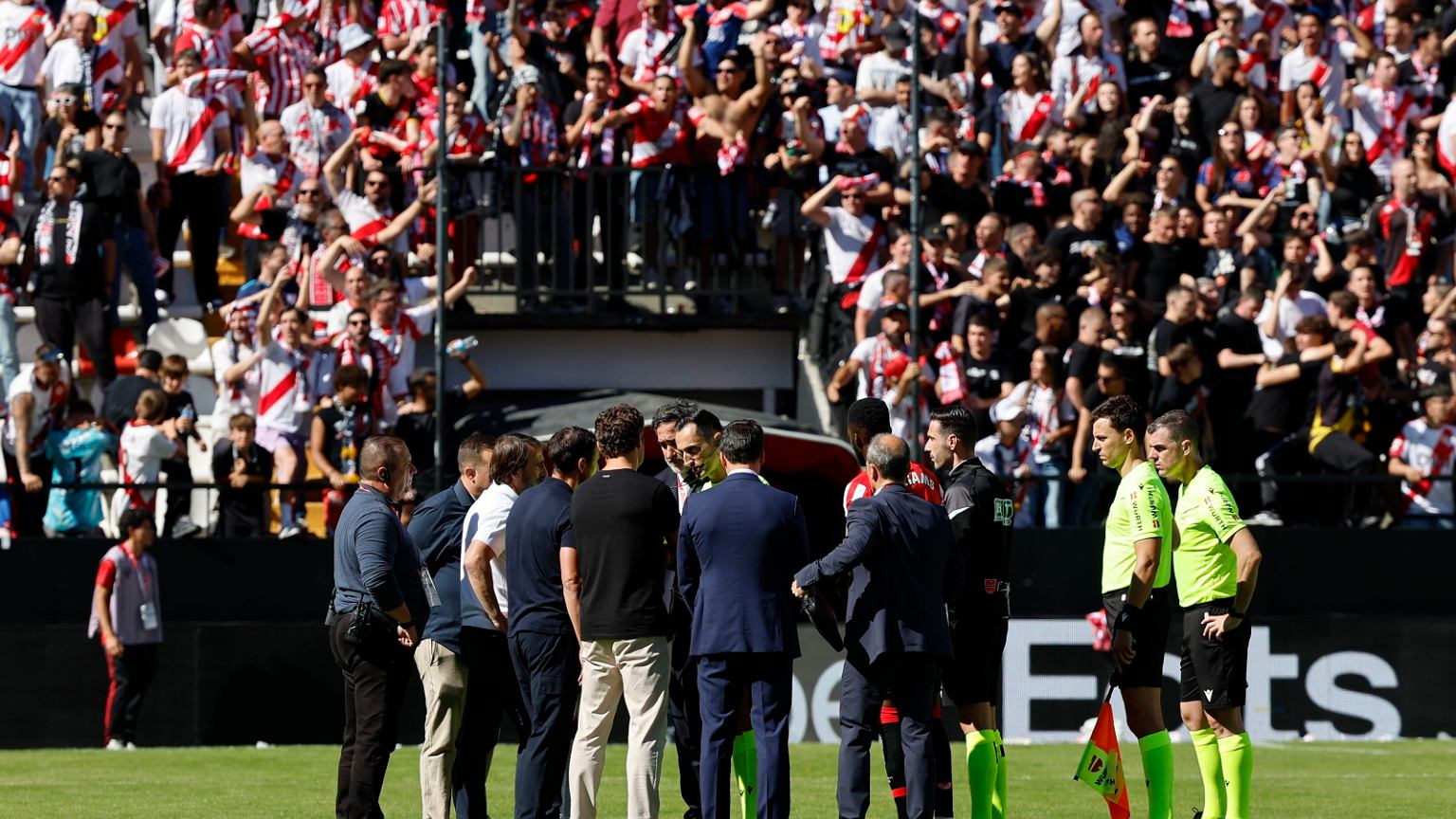 Mecz LaLiga przerwany! Piłkarze zeszli do szatni