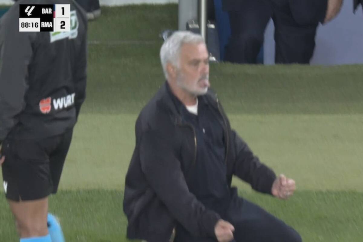 Co za reakcja Mourinho! Ekstaza po golu Mbappe. 
