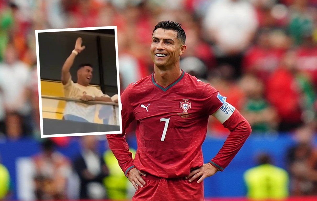 Ronaldo niczym papież. Nagranie hitem internetu