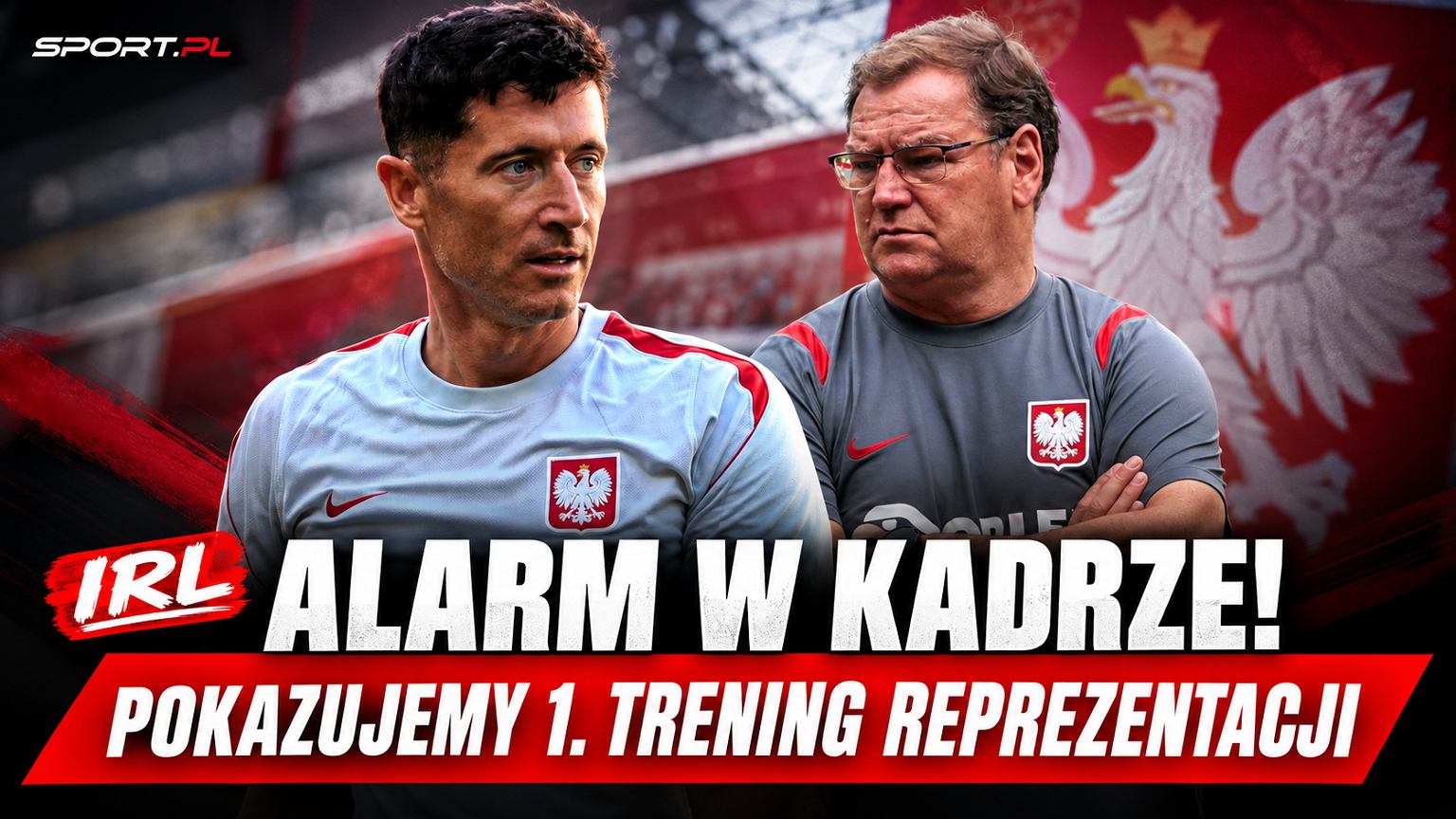 Alarm w reprezentacji! Transmisja 1. treningu kadry w Warszawie [LIVE WIDEO]