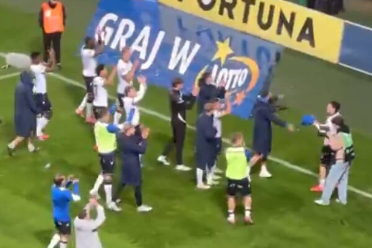 Potworne gwizdy przy Łazienkowskiej. Sceny po triumfie Lecha [WIDEO]