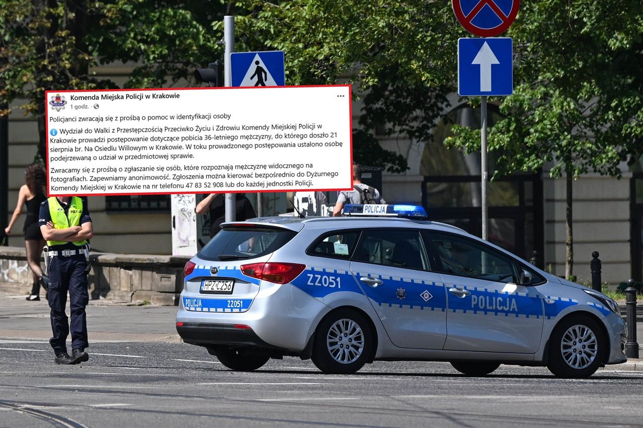 Policja prosi o pomoc ws. brutalnego zabójstwa w Krakowie