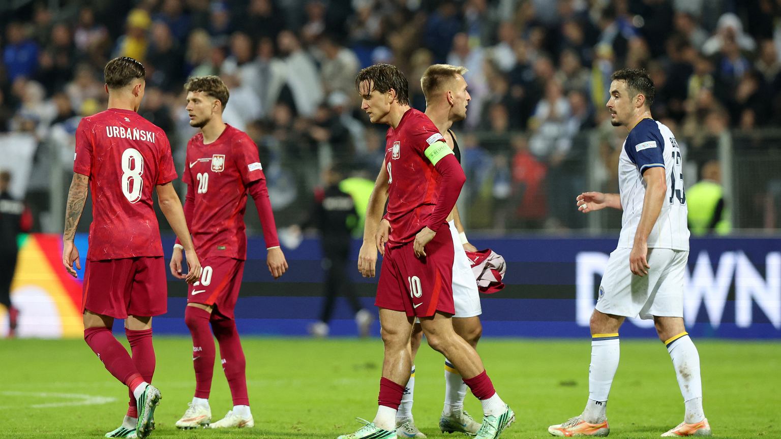 Tak kibice potraktowali Polaków po meczu z Bośnią