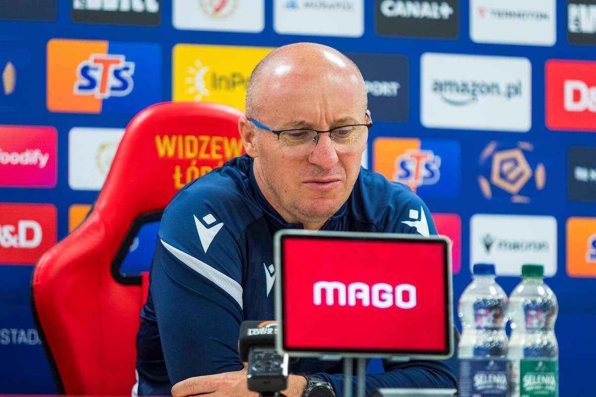 Vuković reaguje na porażkę Widzewa. 