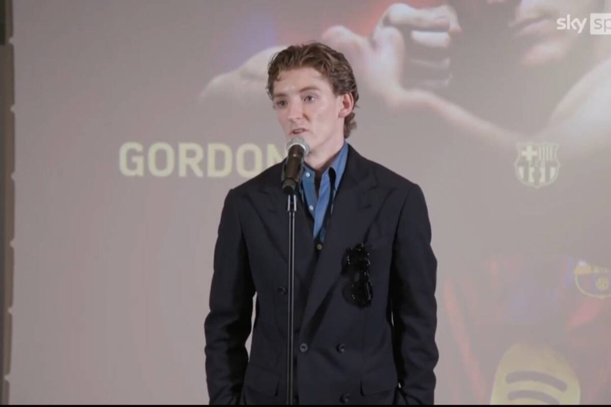 Gordon już zaskoczył w Barcelonie. Czekał na to całą karierę