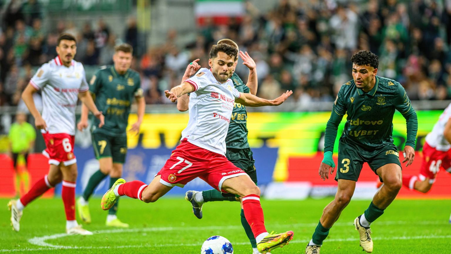 Szalony mecz Śląsk - Widzew! Czerwona kartka w 7. minucie, a potem sześć goli