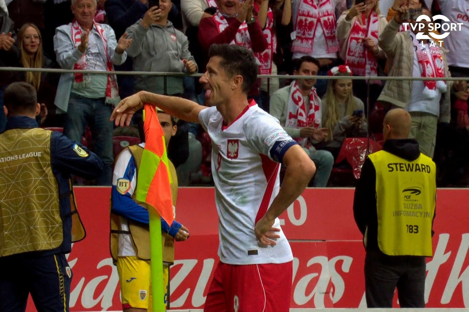 90. gol Roberta Lewandowskiego dla reprezentacji Polski [WIDEO]