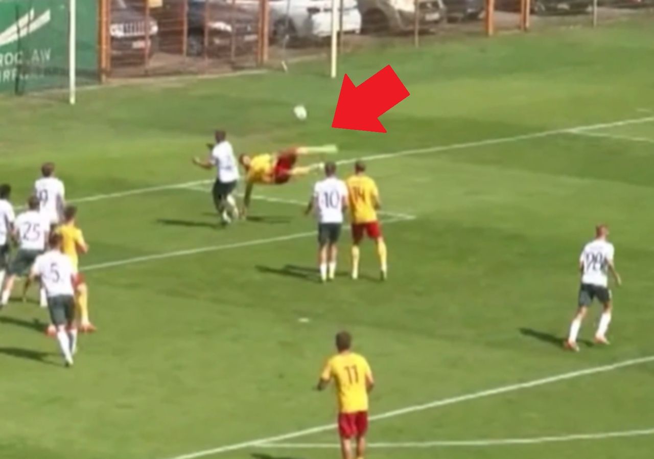 Ależ to zrobił! Cudowny gol w II lidze [WIDEO]