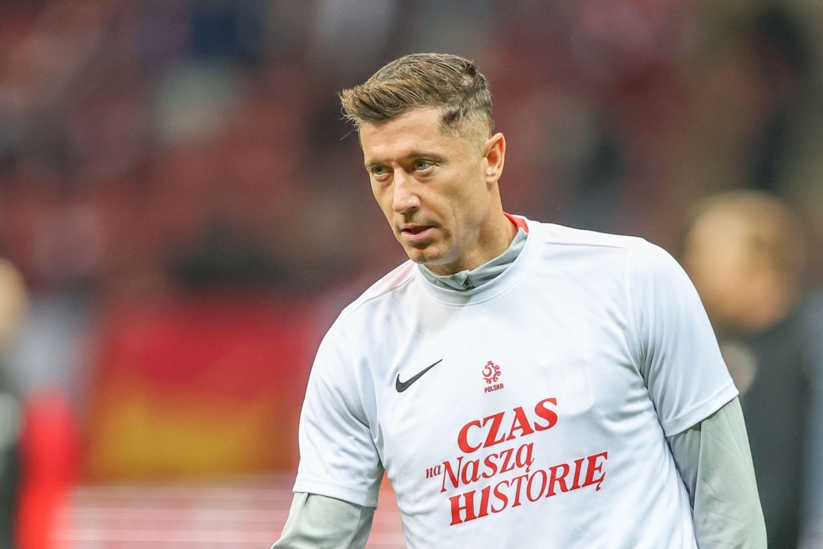 Lewandowski usłyszał pytanie i aż nie dowierzał. 