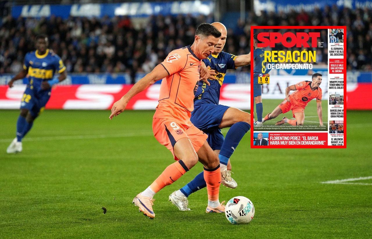 W Katalonii głośno o wpadce Barcelony. Lewandowski trafił na okładkę