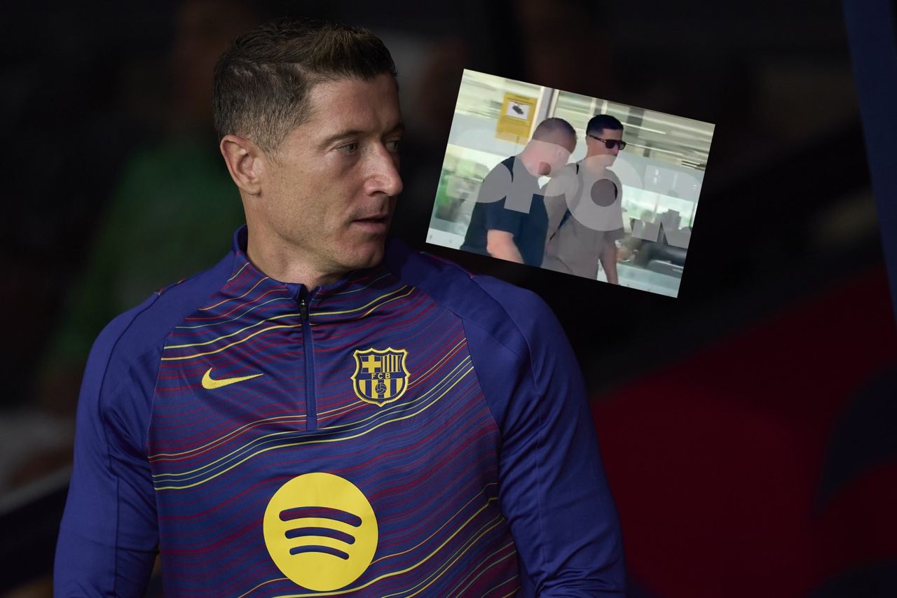 Lewandowski przyłapany. Wiadomo, gdzie przyleciał