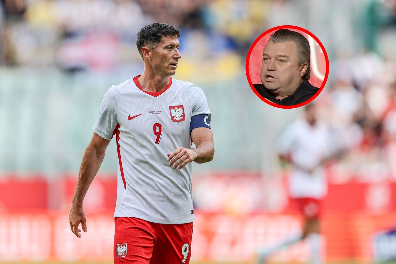 Uderzył w Lewandowskiego. 